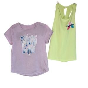 Adidas/Jumping Beans girls' activewear tops Size 6
